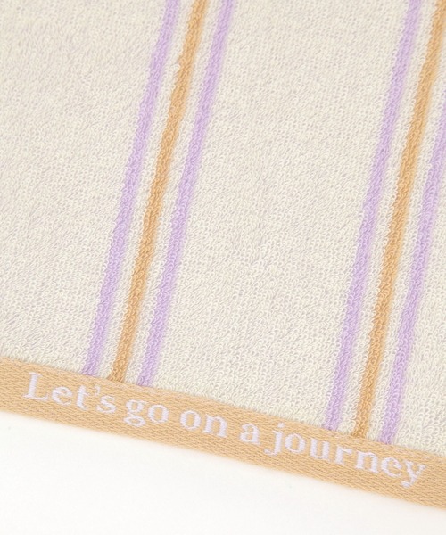 studio CLIP（スタディオクリップ）の「リバーシブルミニバスタオル2Pセット[GO ON THE JOURNEY]（タオル・レディース・イエロー/パープル・FREE）」の13枚目の写真