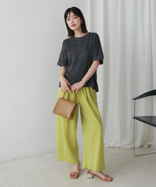 Bou Jeloud(ブージュルード)の「ヴィンテージPT.TEE(Tシャツ/カットソー・レディース・アイボリー/チャコールグレー・FREE)」の15枚目の写真