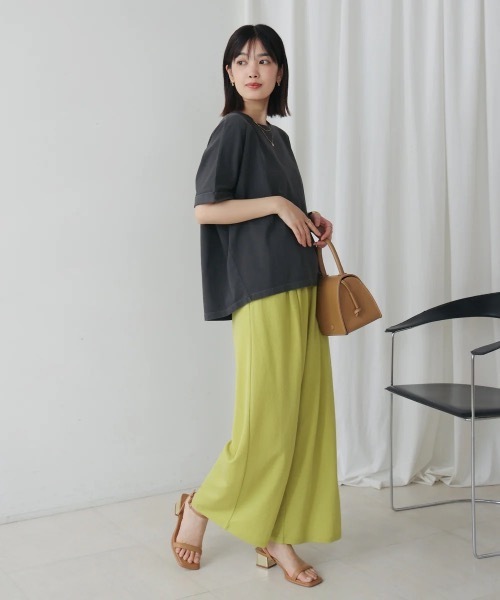 Bou Jeloud(ブージュルード)の「ヴィンテージPT.TEE(Tシャツ/カットソー・レディース・アイボリー/チャコールグレー・FREE)」の17枚目の写真