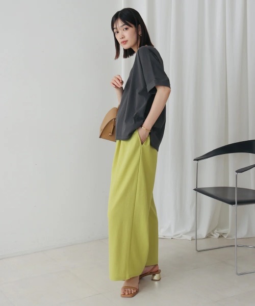 Bou Jeloud(ブージュルード)の「ヴィンテージPT.TEE(Tシャツ/カットソー・レディース・アイボリー/チャコールグレー・FREE)」の19枚目の写真