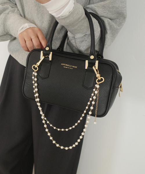 ANTONELLO MASI/アントネッロマージ SLOBE別注 レザーボストンバッグ