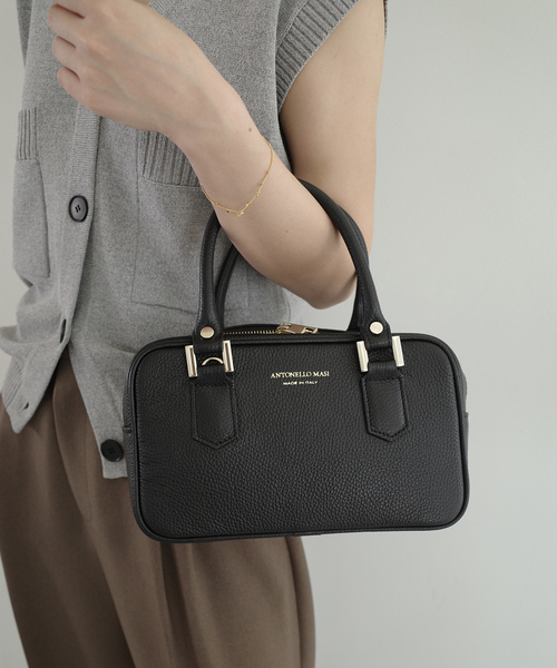 ANTONELLO MASI/アントネッロマージ SLOBE別注 レザーボストンバッグ