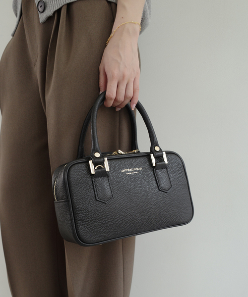 ANTONELLO MASI/アントネッロマージ SLOBE別注 レザーボストンバッグ