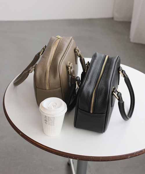 ANTONELLO MASI/アントネッロマージ SLOBE別注 レザーボストンバッグ