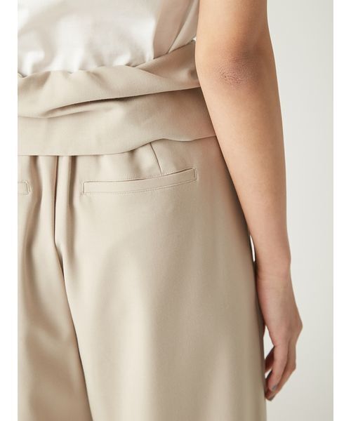 FRAY I.D（フレイアイディー）の「ウエストロールタックワイドパンツ／ハンドウォッシャブル（その他パンツ・レディース・ベージュ/モカ/グレー・0/1）」の11枚目の写真