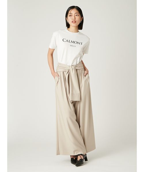 FRAY I.D（フレイアイディー）の「ウエストロールタックワイドパンツ／ハンドウォッシャブル（その他パンツ・レディース・ベージュ/モカ/グレー・0/1）」の14枚目の写真