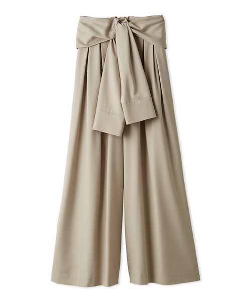 FRAY I.D（フレイアイディー）の「ウエストロールタックワイドパンツ／ハンドウォッシャブル（その他パンツ・レディース・ベージュ/モカ/グレー・0/1）」の17枚目の写真