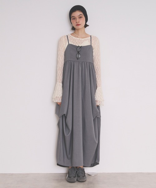 loin nuit(ロワンニュイ)の「bell sleeve lace tops / ベルスリーブレーストップス(Tシャツ/カットソー・レディース・アイボリー/ブラック・FREE)」の22枚目の写真