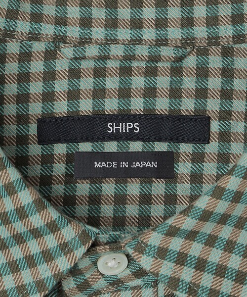 SHIPS(シップス)の「SHIPS: チェック レギュラーカラー ロングスリーブ シャツ(シャツ/ブラウス・メンズ・キャメル/グリーン/コバルトブルー・X-LARGE/LARGE/MEDIUM/SMALL)」の20枚目の写真