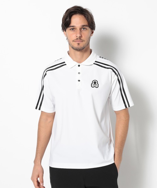 MARK & LONA（マークアンドロナ）の「Skylane Performance Polo | MEN（ポロシャツ・メンズ・ブラック/ブルー/ホワイト・50/48/46）」の3枚目の写真