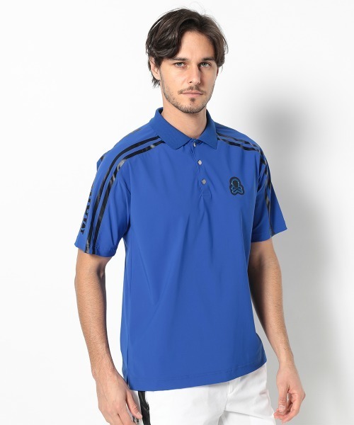 MARK & LONA（マークアンドロナ）の「Skylane Performance Polo | MEN（ポロシャツ・メンズ・ブラック/ブルー/ホワイト・50/48/46）」の2枚目の写真