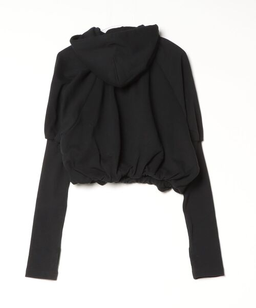 JOHN LAWRENCE SULLIVAN(ジョンローレンスサリバン)の「SWEAT BALLOON SLEEVE HOODIE(パーカー・レディース・ブラック/カーキ/ボルドー・ONE SIZE)」の6枚目の写真