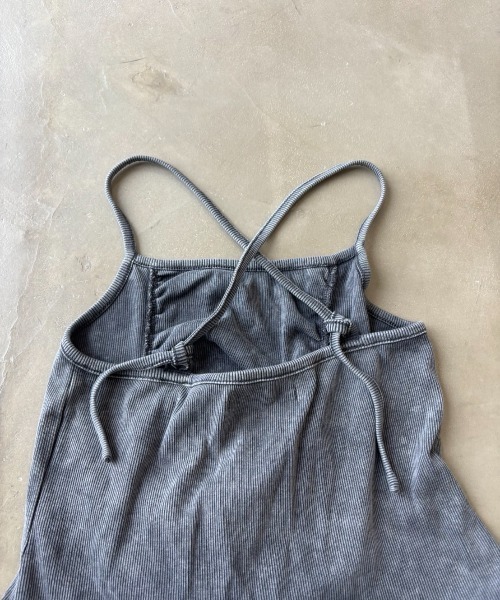 SHAGGIE(シャギー)の「【ViVi掲載】2WAYストラップウォッシュ加工ミニワンピース(ワンピース・レディース・ベージュ/グレー・FREE)」の21枚目の写真