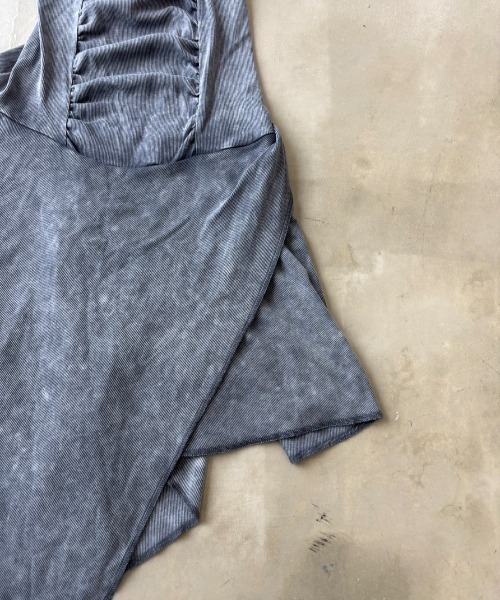 SHAGGIE(シャギー)の「【ViVi掲載】2WAYストラップウォッシュ加工ミニワンピース(ワンピース・レディース・ベージュ/グレー・FREE)」の22枚目の写真