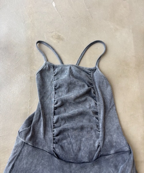 SHAGGIE(シャギー)の「【ViVi掲載】2WAYストラップウォッシュ加工ミニワンピース(ワンピース・レディース・ベージュ/グレー・FREE)」の20枚目の写真