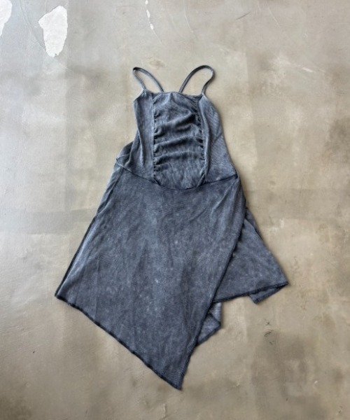 SHAGGIE(シャギー)の「【ViVi掲載】2WAYストラップウォッシュ加工ミニワンピース(ワンピース・レディース・ベージュ/グレー・FREE)」の18枚目の写真