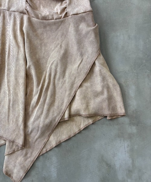 SHAGGIE(シャギー)の「【ViVi掲載】2WAYストラップウォッシュ加工ミニワンピース(ワンピース・レディース・ベージュ/グレー・FREE)」の14枚目の写真