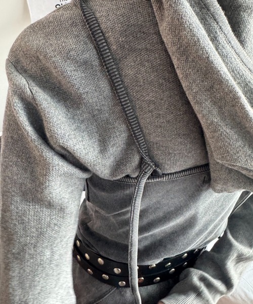 SHAGGIE(シャギー)の「【ViVi掲載】2WAYストラップウォッシュ加工ミニワンピース(ワンピース・レディース・ベージュ/グレー・FREE)」の21枚目の写真