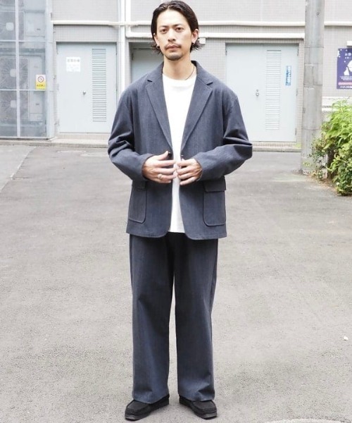 B:MING by BEAMS(ビーミングバイビームス)の「ストライプ ジャージー パンツ(その他パンツ・メンズ・グレー/ネイビー・XL/L/M/S)」の3枚目の写真