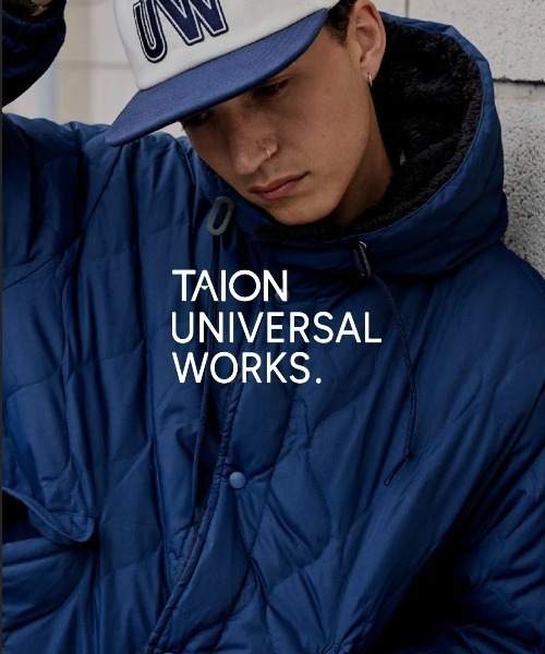 TAION(タイオン)の「【TAION(タイオン)】TAION×Universal Works(ユニバーサルワークス) リバーシブル ダウン×ボア モッズジャケット(ダウンジャケット/コート・メンズ・ダークオリーブ/ブラック/ダークネイビー・M/L/S)」の22枚目の写真