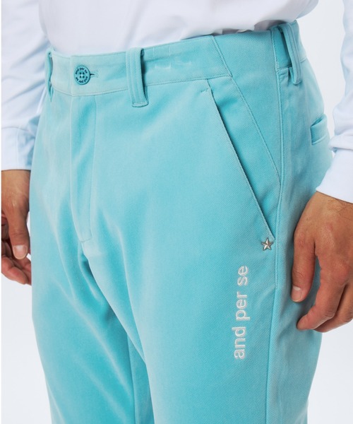 and per se(アンパスィ)の「ウインドシャッターコーデュロイパンツ 裾半仕上げタイプ(メンズ)(その他パンツ・メンズ・グレー/ネイビー・L/M/3L(UB-)/LL)」の8枚目の写真
