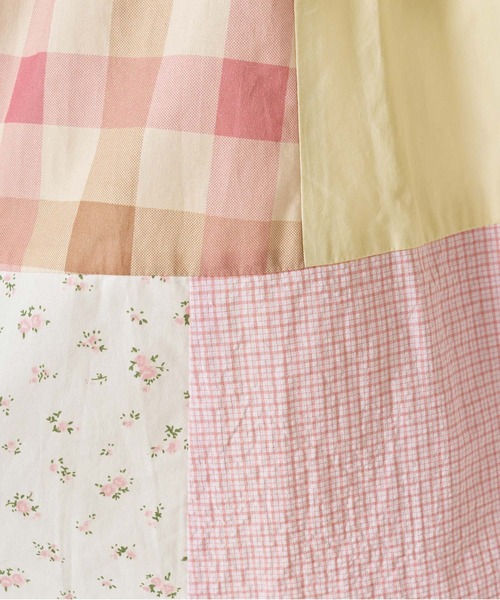 パッチワーク キャミワンピース TINA：JOJUN TINA：JOJUN（ティーナジョジュン） ワンピース パッチワーク キャミ