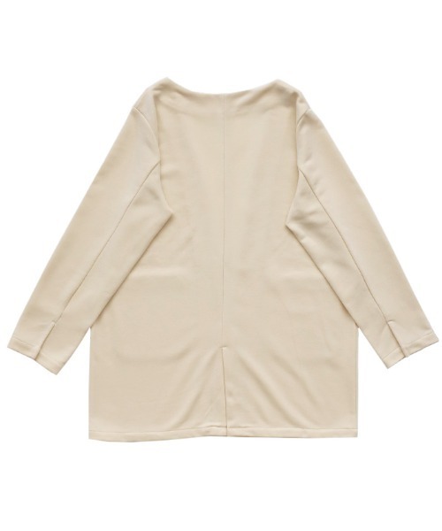 select MOCA Et（セレクトモカエト）の「【Et】Brushed Lining Jacket Wrap Skirt Set（セットアップ・レディース・モカ/アイボリー/ブラック・FREE）」の10枚目の写真