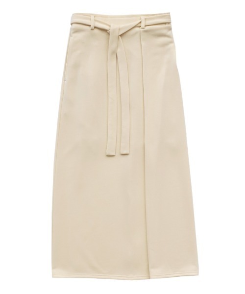 select MOCA Et（セレクトモカエト）の「【Et】Brushed Lining Jacket Wrap Skirt Set（セットアップ・レディース・モカ/アイボリー/ブラック・FREE）」の15枚目の写真