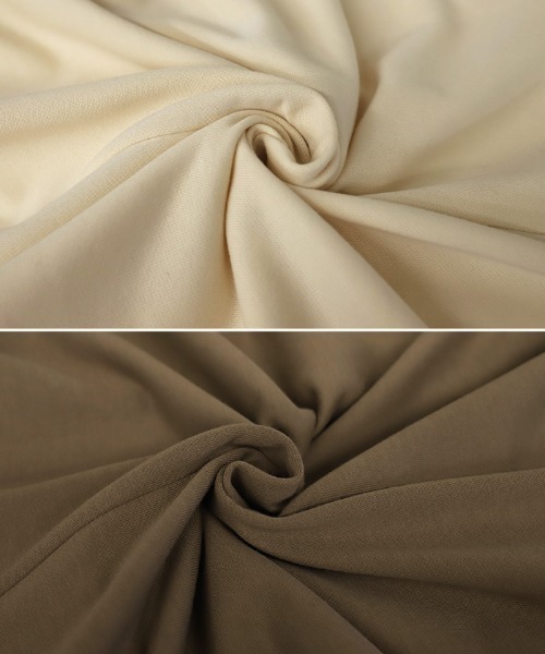 select MOCA Et（セレクトモカエト）の「【Et】Brushed Lining Jacket Wrap Skirt Set（セットアップ・レディース・モカ/アイボリー/ブラック・FREE）」の8枚目の写真