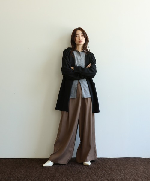セール】【Et】Brushed Lining Jacket Wrap Skirt Set（セットアップ