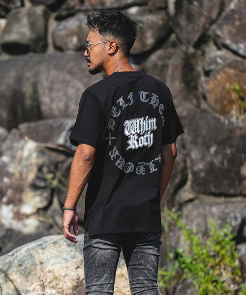 adamsJUGGLER(アダムスジャグラー)の「W/RサークルO.Eティー(Tシャツ/カットソー・メンズ・ブラック/ホワイト・M/L/XL)」の2枚目の写真
