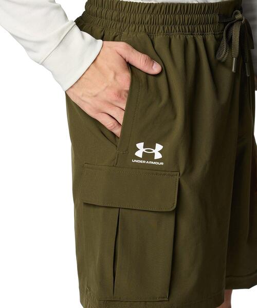 UNDER ARMOUR(アンダーアーマー)の「UAバイブウーブン カーゴショーツ(ライフスタイル/メンズ)(その他パンツ・メンズ・グリーン系・L/2XL/3XL/M/S/XL)」の4枚目の写真