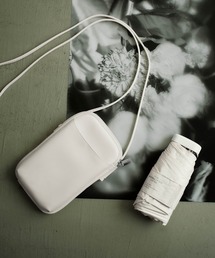 because(ビコーズ)の【because】ショルダーポーチ付き!PUショルダーポーチアンブレラミニ 折りたたみ傘 50p(折りたたみ傘)