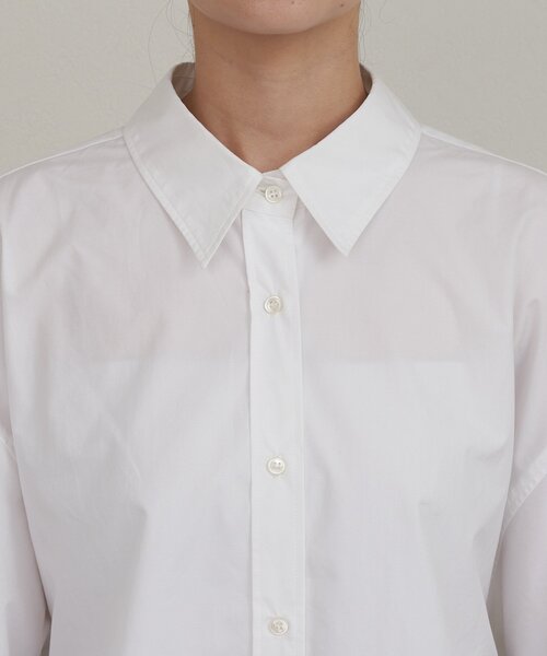 russet（ラシット）の「【再値下げ】コットンオーバーシャツ（シャツ/ブラウス・レディース・ブラック/ホワイト・FREE）」の11枚目の写真