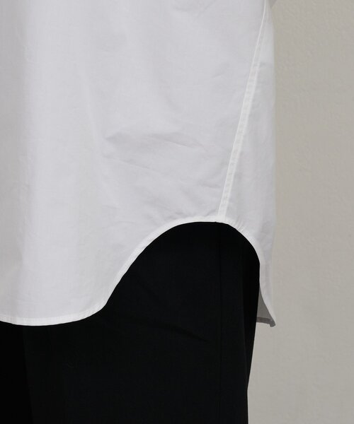 russet（ラシット）の「【再値下げ】コットンオーバーシャツ（シャツ/ブラウス・レディース・ブラック/ホワイト・FREE）」の12枚目の写真