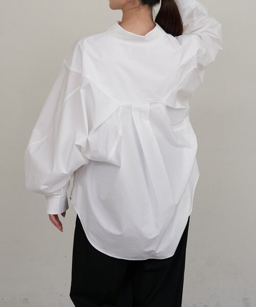 russet（ラシット）の「【再値下げ】コットンオーバーシャツ（シャツ/ブラウス・レディース・ブラック/ホワイト・FREE）」の17枚目の写真