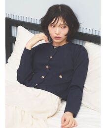 希少✨バーバリー♡ノーカラージャケット　金ボタン　ロゴ　ウール　大きめM 金ボタン」に該当するノーカラージャケットファッション通販