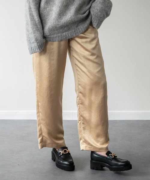 PASCUCCI(パスクッチ)の「【PASCUCCI】チェーンビットタンクソールローファー(D51619)(ローファー・レディース・ブラック系その他/ブラック/グレー系その他・37/38/36)」の11枚目の写真