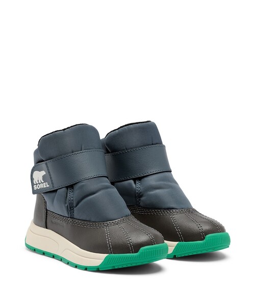 SOREL(ソレル)の「防滑 防水・撥水 SOREL/チルドレンズ ウィットニー3 ストラップ ミッドウォータープルーフ スノーブーツ/ソレル(ブーツ・キッズ・ホワイト/ネイビー/ピンク/ブラック・17.0cm/15.0cm/18.0cm/14.0cm/13.0cm/16.0cm)」の3枚目の写真