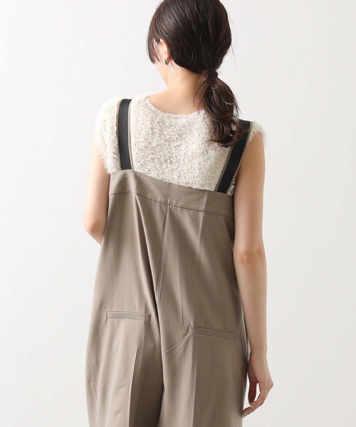 Gready Brilliant（グレディブリリアン）の「フェザークルーネックベスト（ニット/セーター・レディース・アイボリー/ベージュ/ブラウン・FREE）」の18枚目の写真