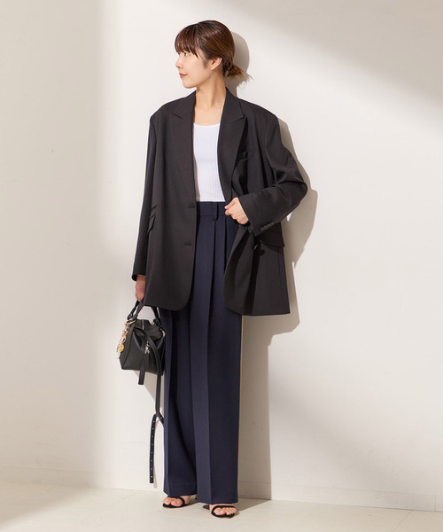 希少!! ジャーナルスタンダードレサージュ オーバーサイズ テーラードジャケット Doeskinオーバーサイズジャケット（テーラードジャケット）｜journal