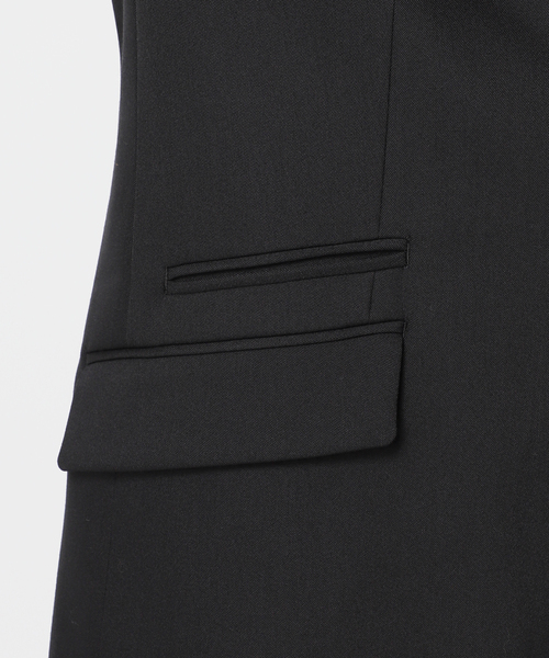 journal standard L'essage（ジャーナルスタンダードレサージュ）の「Doeskinオーバーサイズジャケット（テーラードジャケット・レディース・ブラック/ブラウン系その他・FREE）」の15枚目の写真