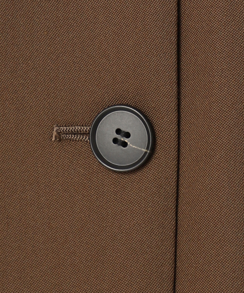 ゆっさん　JOURNAL STANDARD ノーカラーキンボタンジャケット AS KNOW ジャケット テーラードジャケット ダブル金ボタンテーラード