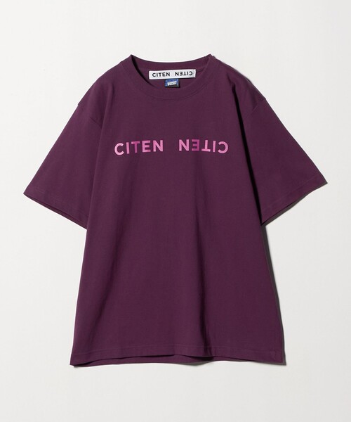 CITEN（シテン）の「＜CITEN＞カラフルビッグロゴT（Tシャツ/カットソー・レディース・ピンク/レッド/ホワイト/イエロー/オレンジ/ロイヤルブルー/パープル/ダークグリーン/ブラック・FREE）」の6枚目の写真