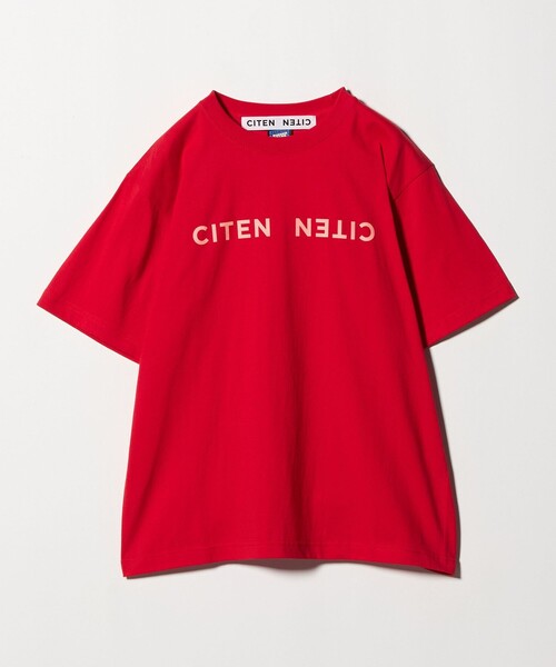 CITEN（シテン）の「＜CITEN＞カラフルビッグロゴT（Tシャツ/カットソー・レディース・ピンク/レッド/ホワイト/イエロー/オレンジ/ロイヤルブルー/パープル/ダークグリーン/ブラック・FREE）」の8枚目の写真