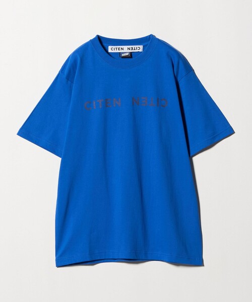 CITEN（シテン）の「＜CITEN＞カラフルビッグロゴT（Tシャツ/カットソー・レディース・ピンク/レッド/ホワイト/イエロー/オレンジ/ロイヤルブルー/パープル/ダークグリーン/ブラック・FREE）」の5枚目の写真