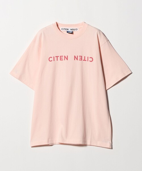 CITEN（シテン）の「＜CITEN＞カラフルビッグロゴT（Tシャツ/カットソー・レディース・ピンク/レッド/ホワイト/イエロー/オレンジ/ロイヤルブルー/パープル/ダークグリーン/ブラック・FREE）」の7枚目の写真