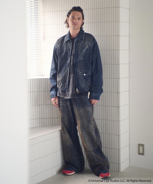 ADAM PATEK(アダムパテック)の「mp14096-velour dust wide pants ワイドパンツ(AP2528013)(その他パンツ・メンズ・ブラック/ブラウン・1/2)」の10枚目の写真