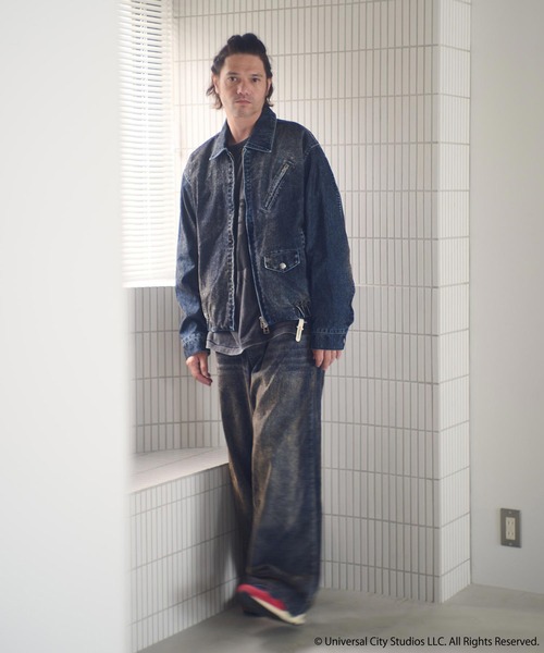 ADAM PATEK(アダムパテック)の「mp14096-velour dust wide pants ワイドパンツ(AP2528013)(その他パンツ・メンズ・ブラック/ブラウン・1/2)」の11枚目の写真