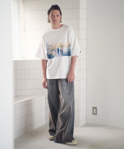 ADAM PATEK(アダムパテック)の「mp14096-velour dust wide pants ワイドパンツ(AP2528013)(その他パンツ・メンズ・ブラック/ブラウン・1/2)」の17枚目の写真